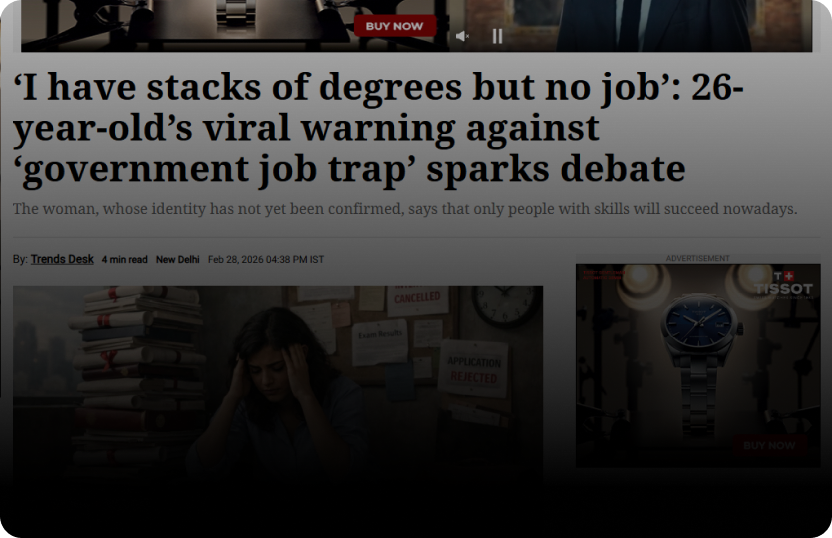 I have stacks of degrees but no job