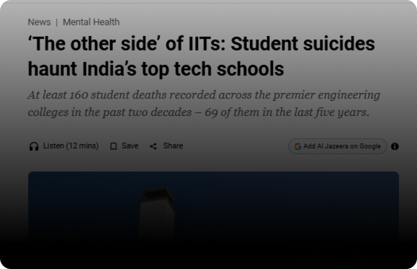 The other side of IITs